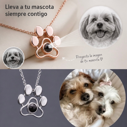 Colgante Huella con Foto de tu Mascota